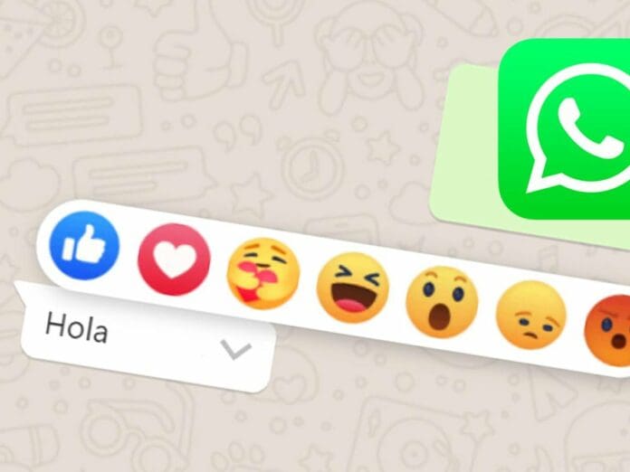 WhatsApp incluirá las reacciones a los mensajes