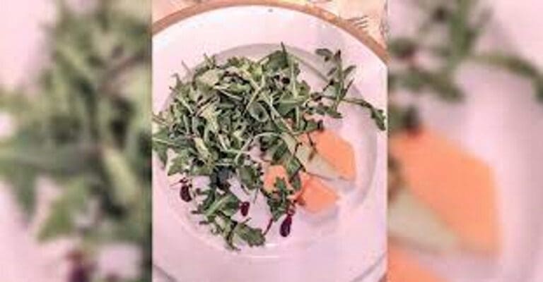 Plato de boda vegano