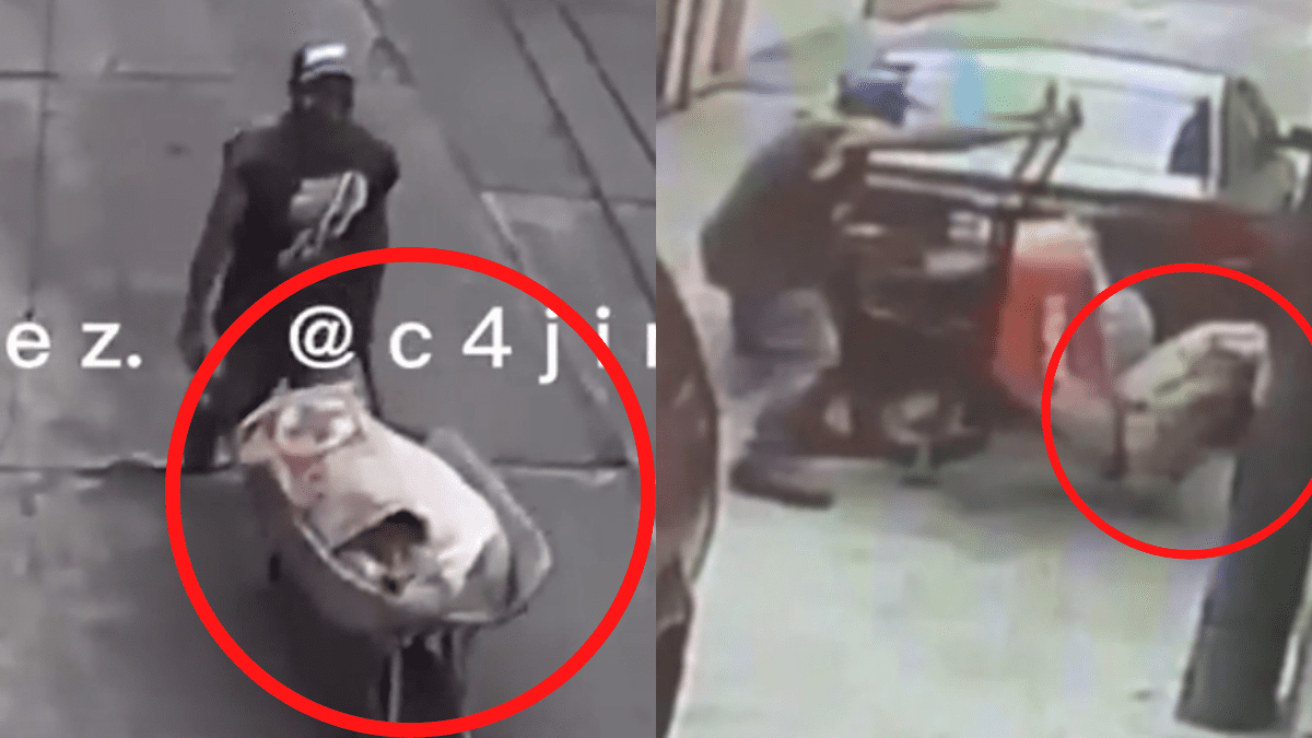 Sujeto lleva el cuerpo de una mujer dentro de un costal y lo tira en calles de Edomex