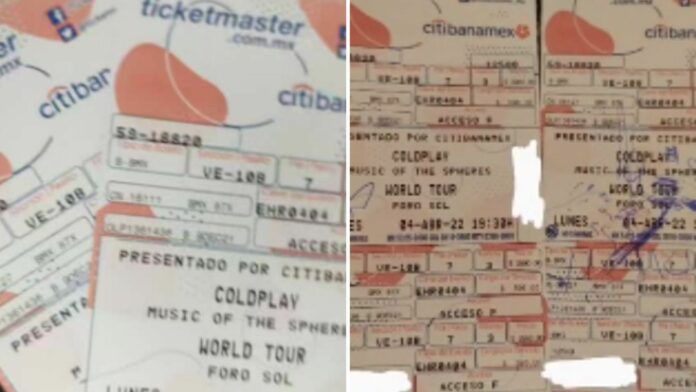 VIDEO: Pareja se queda sin ver a Coldplay en la CDMX porque su hija les rayó los boletos
