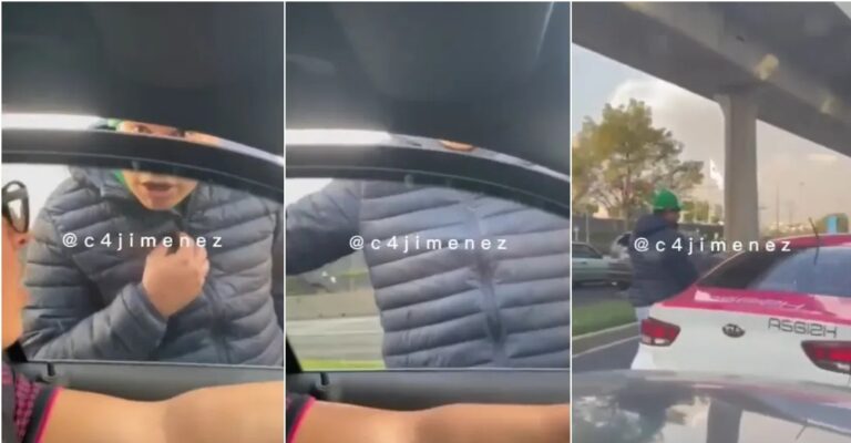 Video: "Montachoques" amenaza a familia y rompe un espejo tras intento de extorsión