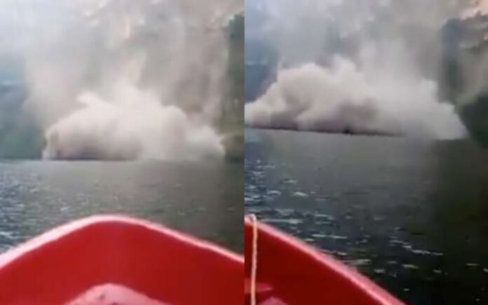 Cañón del Sumidero autoridades anuncian medidas luego de que una pared se derrumbara