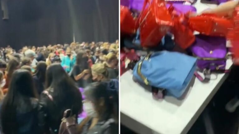 VIDEO: Liquidación en costosa tienda de bolsas desata caos y furor entre clientes