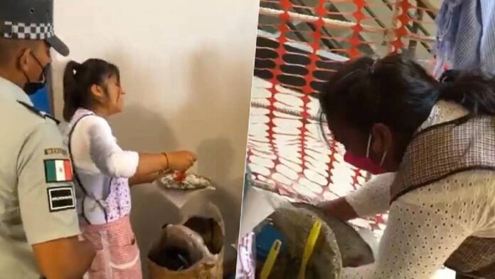 Señora instala puesto de Tlayudas y 