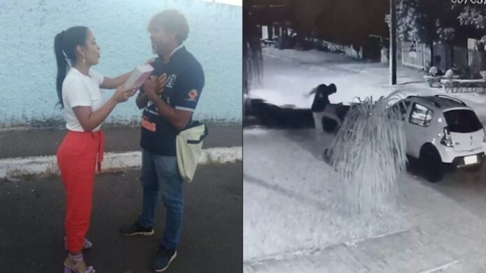 Mujer salió a ayudar a un vagabundo