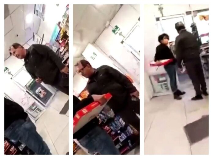 Exhiben a supuesto funcionario de Apodaca amenazando a un joven