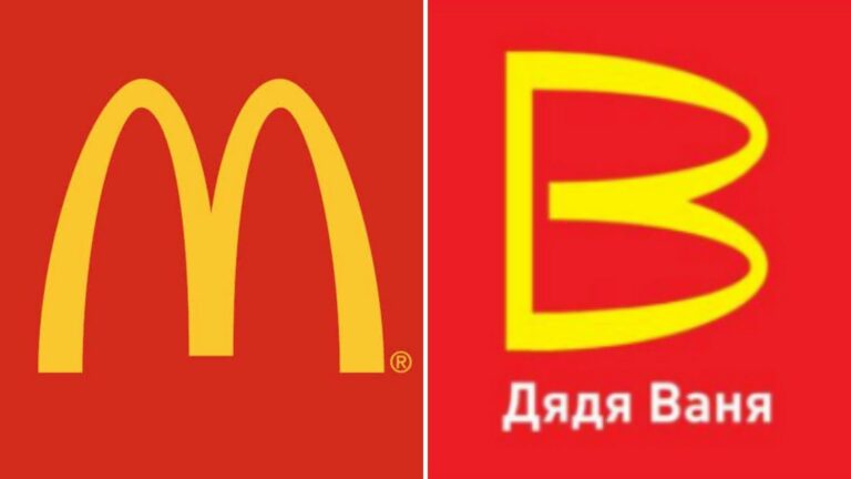 Casi no se parecen: Rusia quiere sustituir a McDonald’s y cadena rusa de comida usa un logo parecido