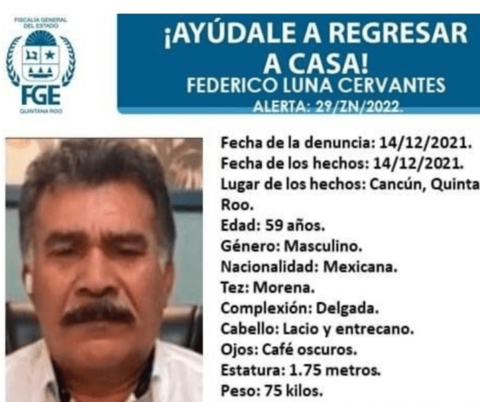 Federico Luna, líder de la Coparmex, entre las víctimas de la fosa clandestina del CJNG en Cancún