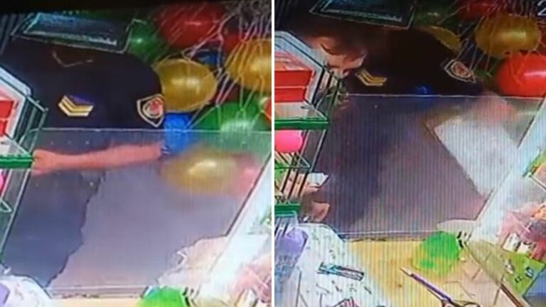 Policía es detenido por robar un muñeco de Dragon Ball Z de un kiosco