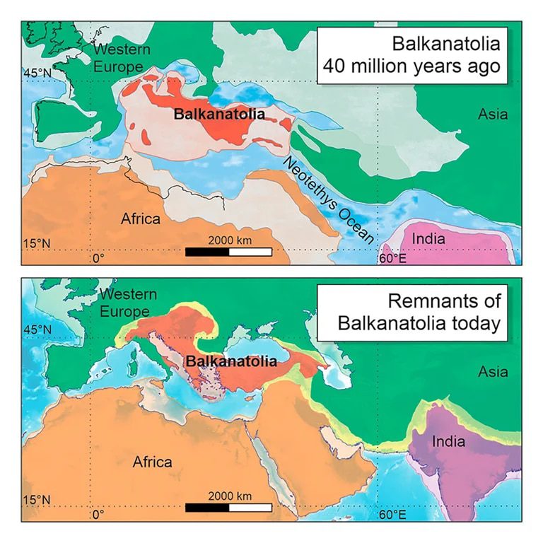 Descubren continente perdido hace 40 millones de años; puente entre Asia y Europa