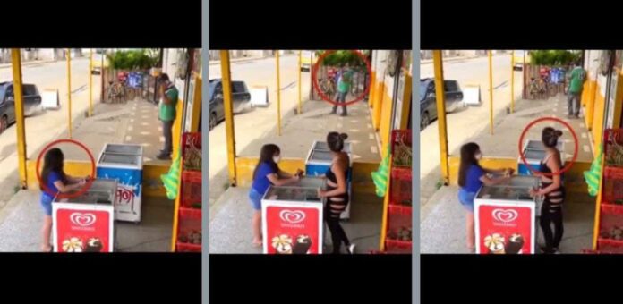 Joven salva a niña de ser raptada, el hombre dejó preparado el carro