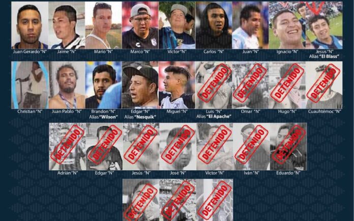 Se Buscan: Fiscalía va por estos 14 sujetos por violencia en el estadio Corregidora