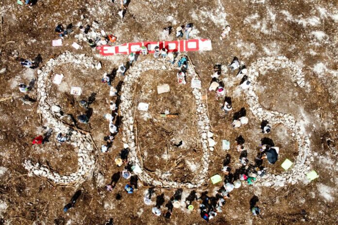 Convocan a otra marcha pacífica en Playa del Carmen para detener el nuevo trazo del Tren Maya