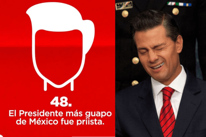 PRI presume que tuvo al presidente “más guapo” de México