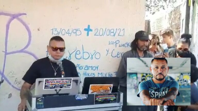 Video: Así despidieron al “Mijis” desde el barrio que lo vio nacer