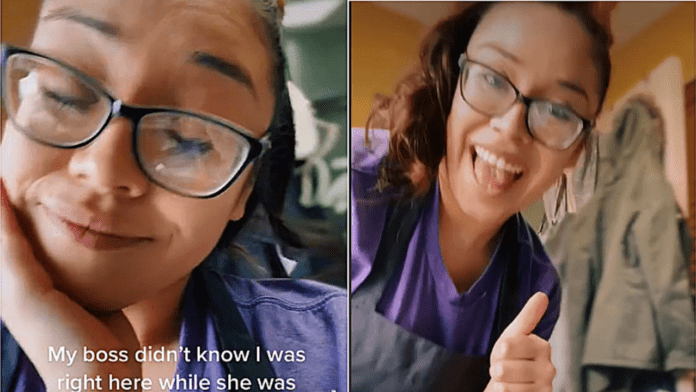 Graba a su jefe hablando mal de ella y se vuelve viral
