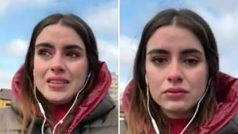 VIDEO: Periodista rompe en llanto en Ucrania: ‘Mi guía me pidió llevarme a su hija’