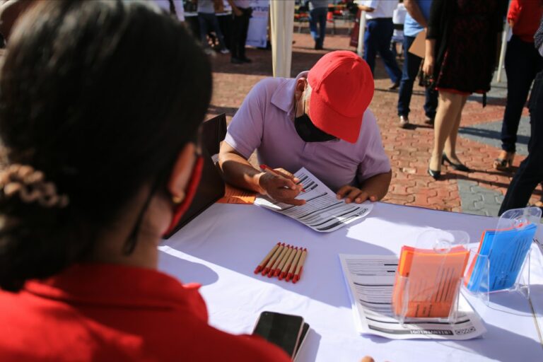 Autoridades de Playa del Carmen anuncian una nueva feria laboral inclusiva, la cual se llevará a cabo este viernes 29 de abril. Foto: Gobierno de Solidaridad