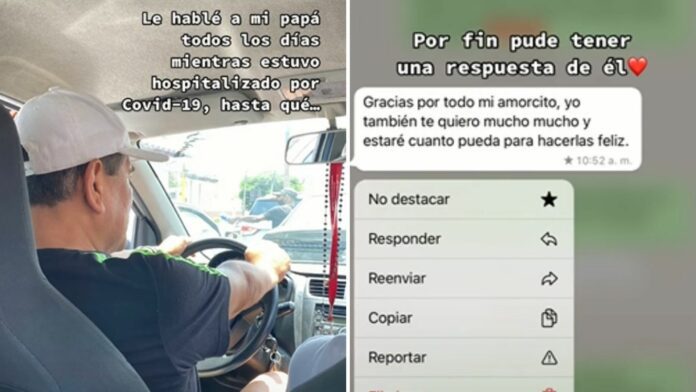 VIDEO: Joven le escribía mensajes diariamente a su papá en coma, recibió una respuesta al mes