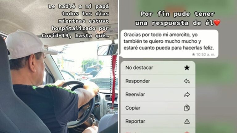 VIDEO: Joven le escribía mensajes diariamente a su papá en coma, recibió una respuesta al mes