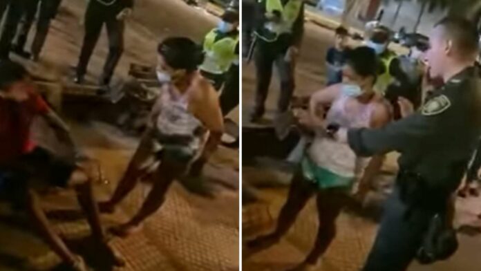 Joven recibe 'regaño de su vida' de su madre luego de ser retenido por policías