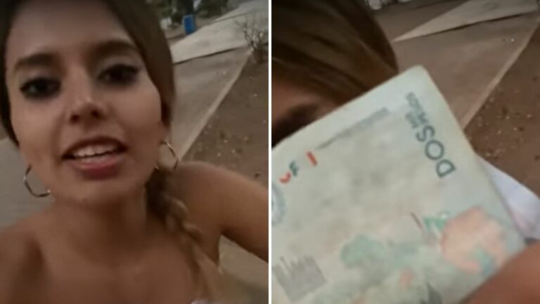 VÍDEO: Le dan a artista 4 mil pesos para que cantara ‘muchas canciones’ en una playa, eran colombianos
