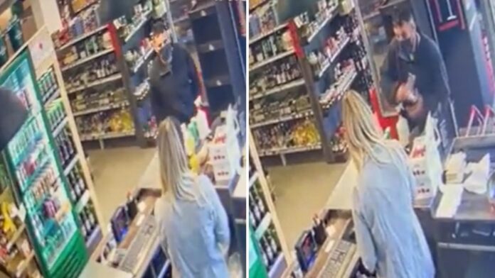 Ladrón armado roba un negocio en solo 30 segundos