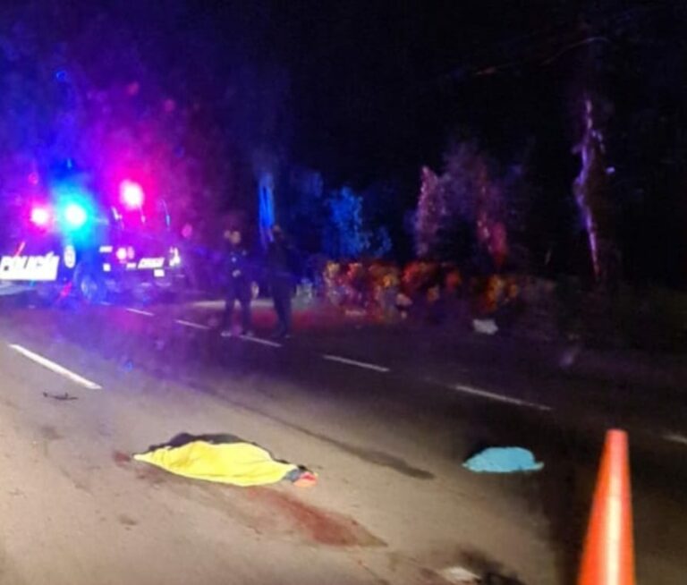 Automóvil atropella y mata a hombre en la carretera federal 307￼