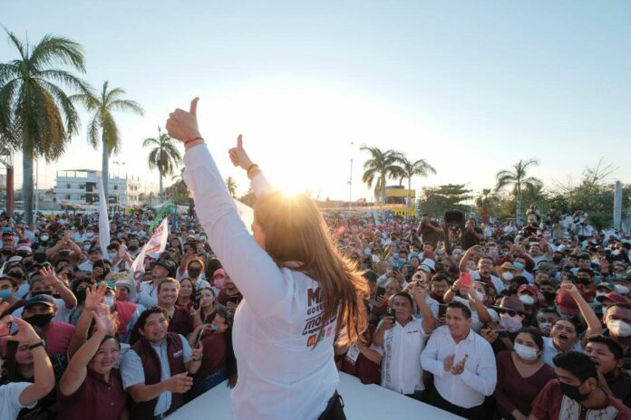 Con Morena se vive fiesta y esperanza de un mejor Quintana Roo: Mara Lezama