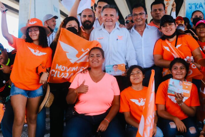 Votar por Movimiento Ciudadano representa recuperar Quintana Roo, Dr. Pech