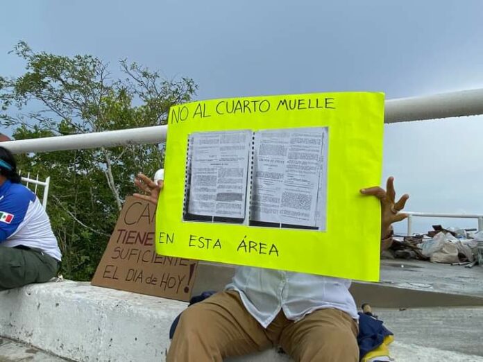 Ordena jueza suspensión definitiva a construcción de cuarto muelle en Cozumel