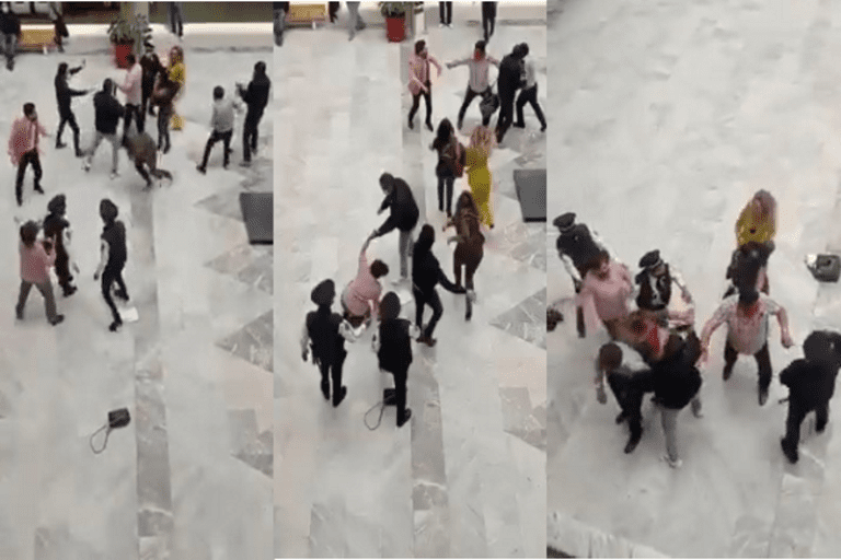 Se desata trifulca campal en los Juzgados de lo Familiar en Toluca