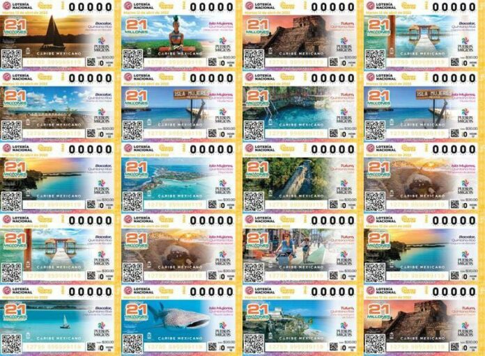 Destacan Pueblos Mágicos de Quintana Roo en billetes de Lotería