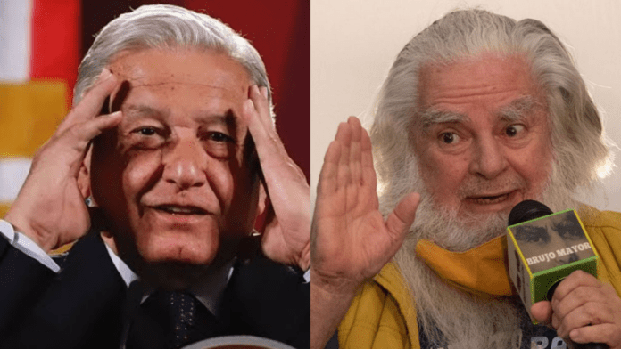 Brujo Mayor afirma que AMLO parecerá una grave enfermedad este año