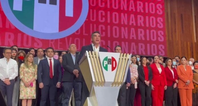 El PRI ha confirmado que votará como bloque en contra de la propuesta de reforma eléctrica del gobierno federal. Foto: Captura de video