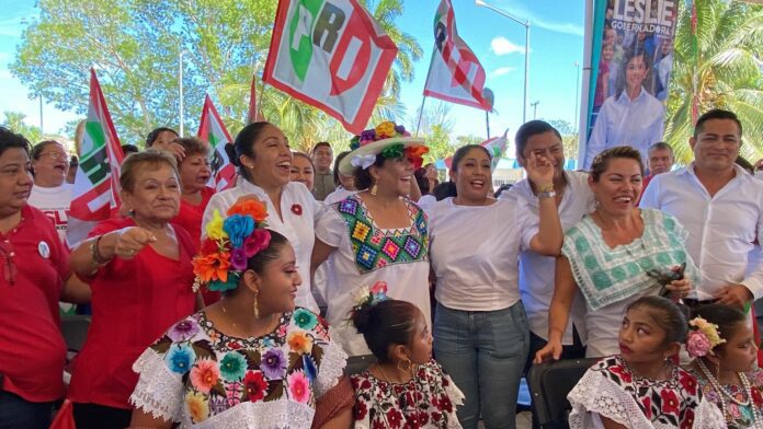 Arranca Leslie Hendricks campaña por la gubernatura en comunidad de Felipe Carrillo Puerto