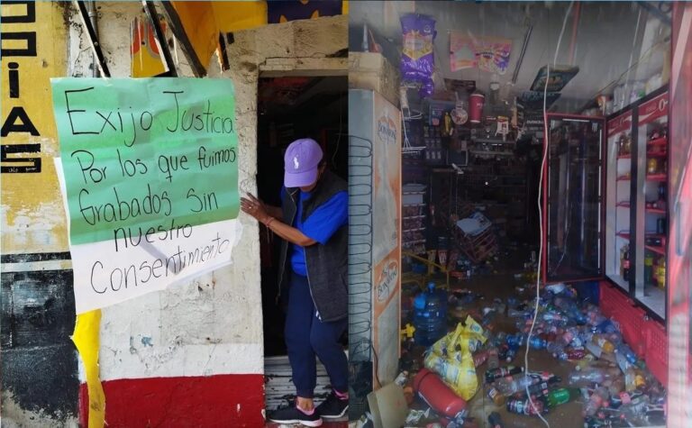 Edomex: Destrozan tienda donde empleados grababan a estudiantes en el baño
