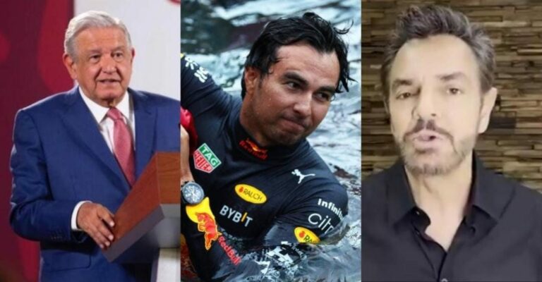 Eugenio Derbez dijo que AMLO no felicitaría a “Checo” Pérez por Calderón, pero sí lo hizo