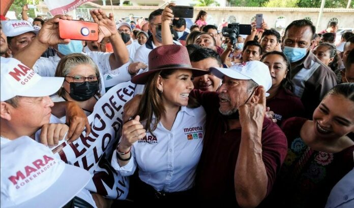 En el fin de semana previo a los comicios, aumentó la ventaja de Mara Lezama sobre los otros candidatos según una encuesta. Foto: Redes de Mara Lezama
