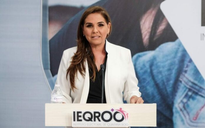 Los sondeos de dos casas encuestadoras dan a Mara Lezama como la ganadora del debate de candidatos a la gubernatura. Foto: Campaña de Mara Lezama