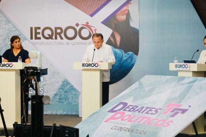 Con propuestas que garantizan un gobierno decente, el Dr. Pech se impone en el debate del IEQROO