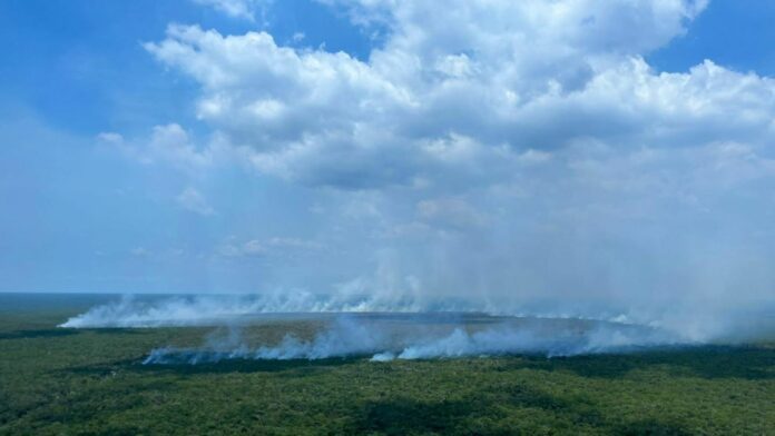 Lluvias podrían ayudar a disminuir incendios en Solidaridad; Playa del Carmen, preparada para las lluvias