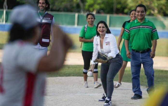 Estefanía Mercado es la candidata de la 4T en el Distrito 10 de Playa del Carmen. Busca lograr la transformación del destino. Foto: Redes de Estefanía Mercado
