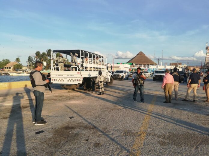 Envían a la Guardia Nacional a buscar a retenidos en Holbox