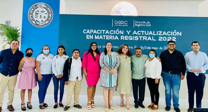 Recibe registro civil de BJ capacitación en beneficio de Ciudadanos
