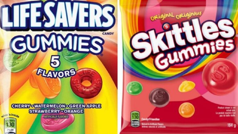 Gomitas Skittles y Salvavidas son retiradas del mercado por estar contaminadas