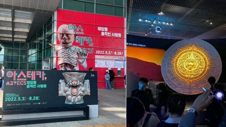 Exposición ‘Aztecas’ triunfa en Corea: agota en solo un día entradas para un mes