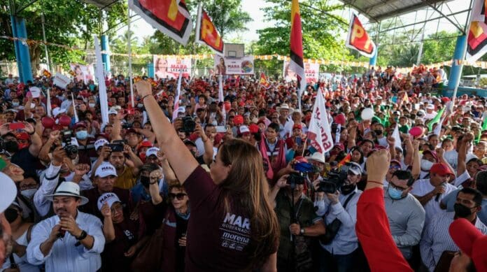 Una nueva encuesta afirma que la ventaja de Mara Lezama rumbo a las elecciones ha incluso aumentado. Sigue muy arriba de los demás aspirantes. Foto: Redes de Mara Lezama
