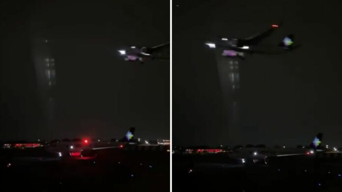 VIDEO: El momento exacto en el que casi chocan dos aeronaves en el AICM