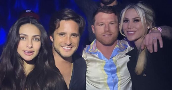Tras derrota ‘Canelo’ Álvarez se consuela cantando en una fiesta con el actor Diego Boneta